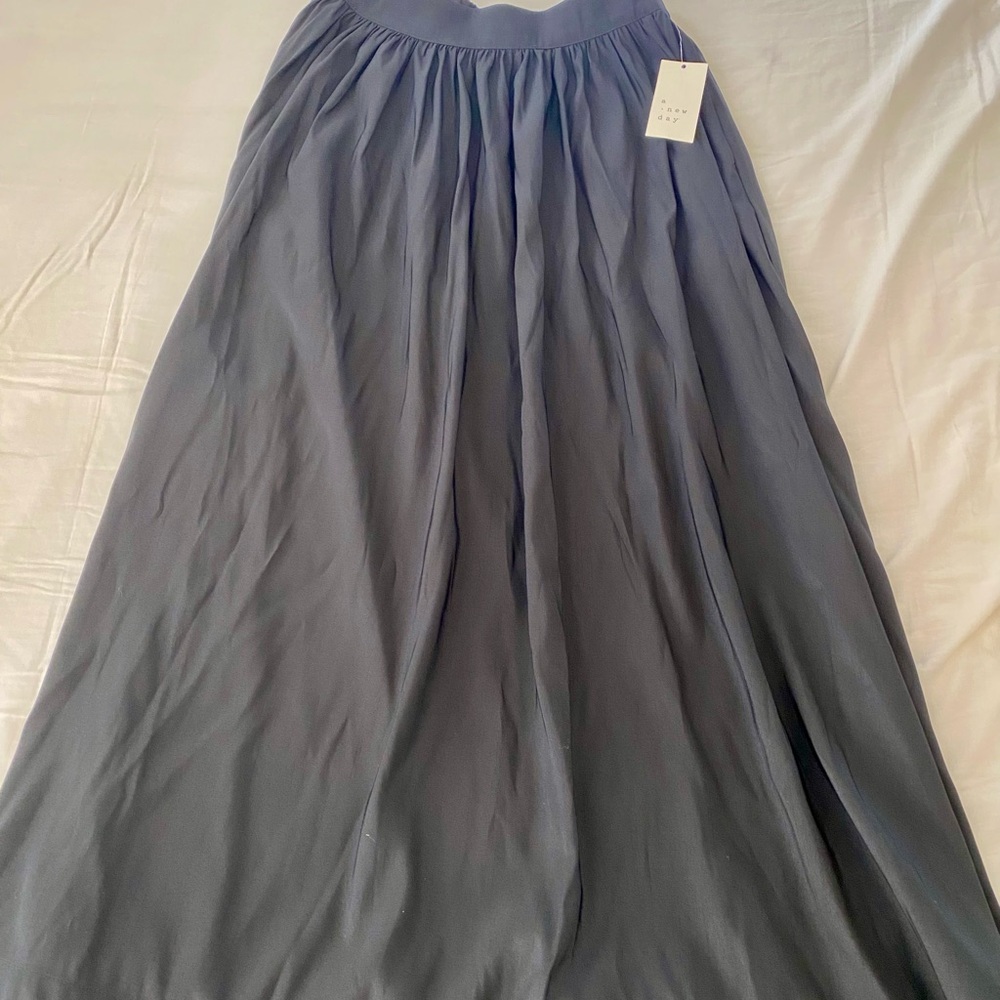 Pleated Maxi Skirt BLACK- A New Day Target Brand